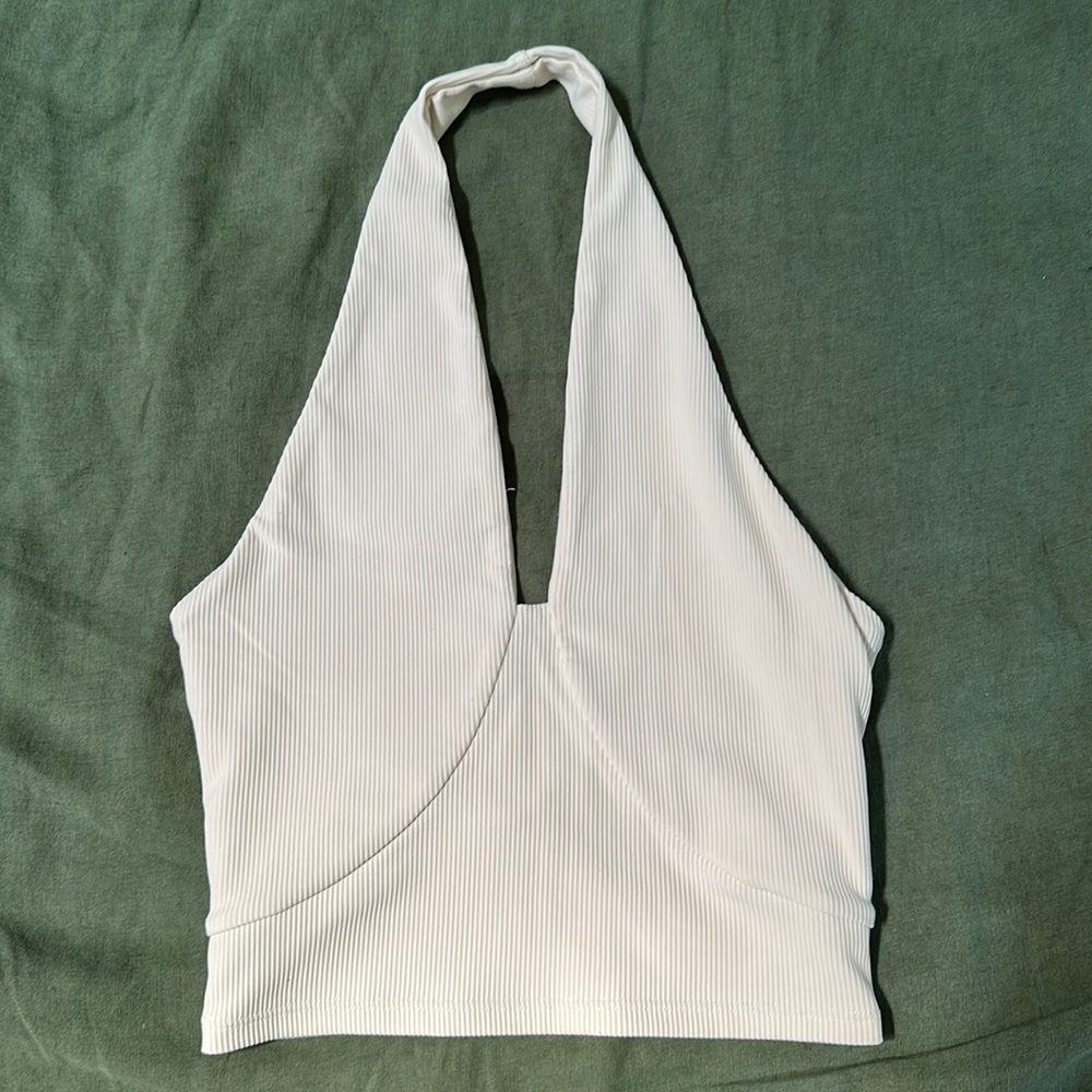 Halter workout top.